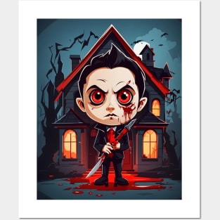 Cute Halloween Vampire Posters and Art